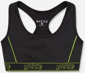 Tielka a tričká bez rukávov Nicce London  Carbon racerback bra