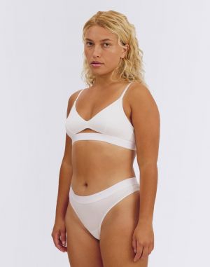 Organic Basics Soft Touch Thong White