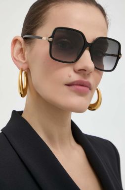 Slnečné okuliare Gucci dámske, čierna farba, GG1448SA