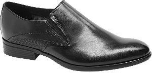 Čierna slip-on spoločenská obuv AM SHOE