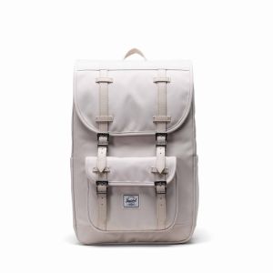 Herschel Batoh 'Little America™ Mid'  sivá / čierna / biela