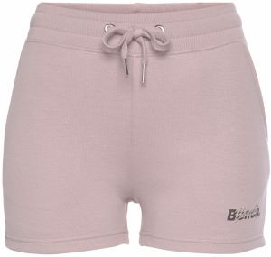BENCH Športové nohavice  ružová / strieborná