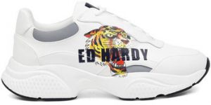 Módne tenisky Ed Hardy  Insert runner-tiger-white/multi