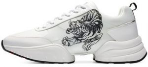 Módne tenisky Ed Hardy  Caged runner tiger white-black