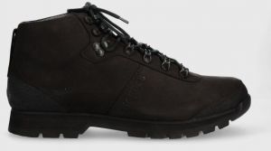 Kožená obuv Charles Footwear Carney pánske, čierna farba, Carney.Hiker.Black