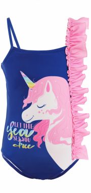 Denokids Frilly Unicorn Girls' Swimwear