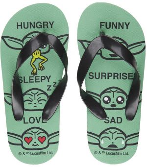 FLIP FLOPS THE MANDALORIAN GROGU