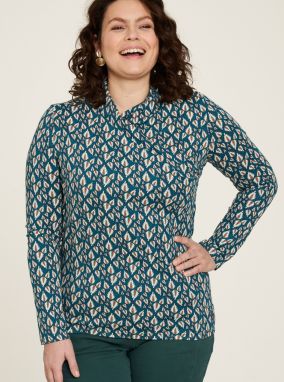 Blue patterned T-shirt Tranquillo - Women