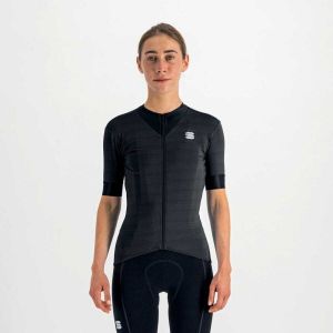 Sportful KELLY W SHORT SLEEVE JERSEY Dámsky cyklistický dres, čierna, veľkosť