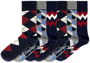 Funky Steps 6 PACK - pánske ponožky FSB146