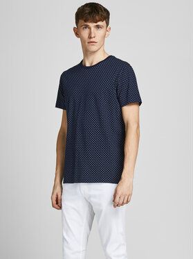 Jack&Jones PREMIUM Tričko Metz 12210123 Tmavomodrá Regular Fit