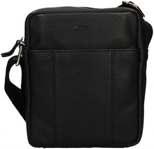 Lagen Pánska kožená crossbody taška blc/4440/21 black