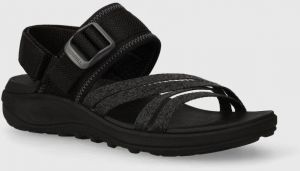 Sandále Merrell DISTRICT 4 BACKSTRAP dámske, čierna farba, J006436