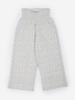 White Girly Flowered Pants name it Justice - Girls