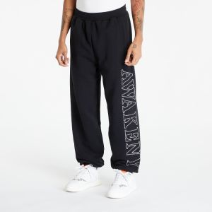 Awake NY Rhinestone Serif Sweatpant Washed Black