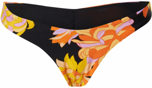 Seafolly Bikinové nohavičky 'Palm Springs'  žltá / orchideová / oranžová / čierna