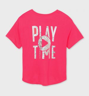 Dievčenské tričko Mayoral Playtime ružové