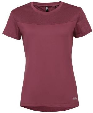 Fitforce VENNY Dámske fitness tričko, vínová, veľkosť