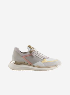 Light Grey Högl Future Women's Leather Sneakers - Womens