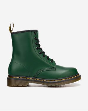 Zelené unisex členkové topánky Dr. Martens