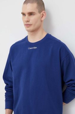 Tepláková mikina Calvin Klein Performance CK Athletic jednofarebná