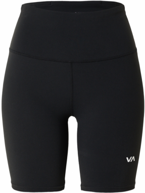 RVCA Športové nohavice 'ESSENTIAL'  čierna / biela