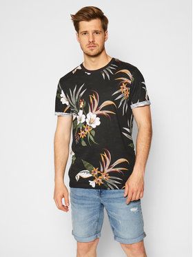 Jack&Jones PREMIUM Tričko Blabeach Ss 12187869 Čierna Regular Fit