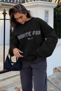 Madmext Black Crew Neck Printed Sweatshirt