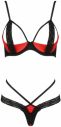 Čierno-červený čipkovaný set Femmina Bikini galéria