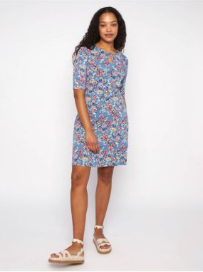 Light blue women floral dress Blutsgeschwister - Women