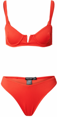 Nasty Gal Bikiny  oranžovo červená