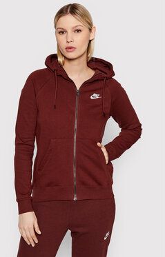 Nike Mikina Sportswear Essential BV4122 Bordová Standard Fit