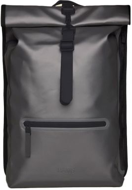 Rains Rolltop Rucksack Metallic Grey