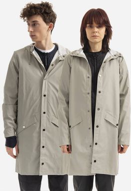 Rains Long Jacket 12020 CEMENT