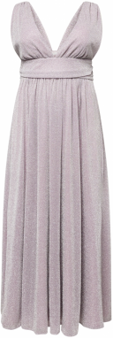 SWING Curve Večerné šaty  pastelovo fialová