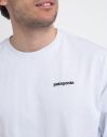 Patagonia M's L/S P-6 Logo Responsibili-Tee White galéria