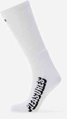 PLEASURES Knock Out Socks White