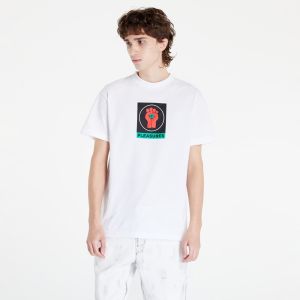 PLEASURES Badge T-Shirt White