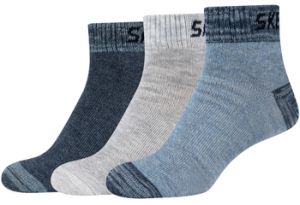 Ponožky Skechers  3PPK Boys Mesh Ventilation Quarter Socks