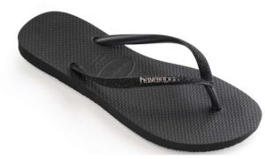 HAVAIANAS SLIM GLITTER Dámske žabky, čierna, veľkosť