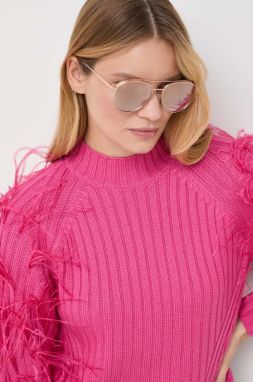 Slnečné okuliare Michael Kors ARCHES dámske, ružová farba, 0MK1138