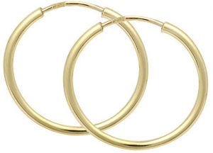 Brilio Náušnice zlaté kruhy 231 001 00278 1,3 cm