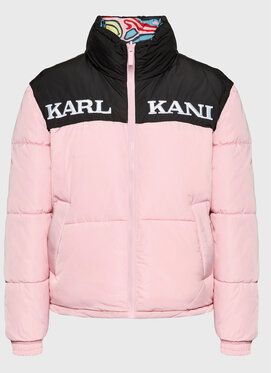 Karl Kani Vatovaná bunda SMILEY Retro Reversible 6176502 Modrá Regular Fit