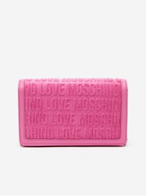 Ružová dámska crossbody kabelka Love Moschino