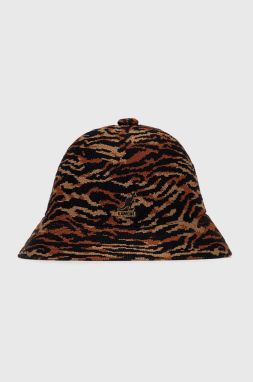 Klobúk Kangol K3411.TT263-TT263, hnedá farba,