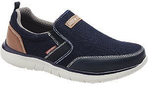 Tmavomodré komfortné slip-on tenisky Easy Street