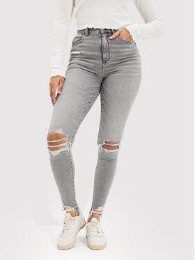 American Eagle Džínsy 043-4431-3539 Sivá Jegging Fit