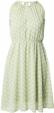 ZABAIONE Letné šaty 'Sabia'  pastelovo zelená / biela