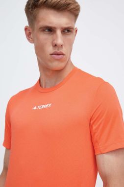Športové tričko adidas TERREX Multi oranžová farba, jednofarebné, HZ6259