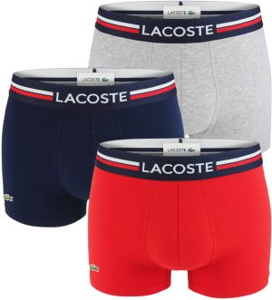 LACOSTE - Lacoste iconic cotton stretch solid color boxerky